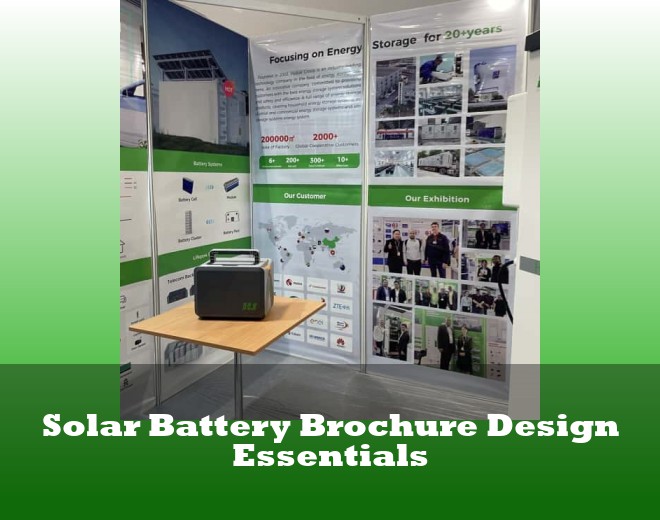 Solar Battery Brochure Design Essentials